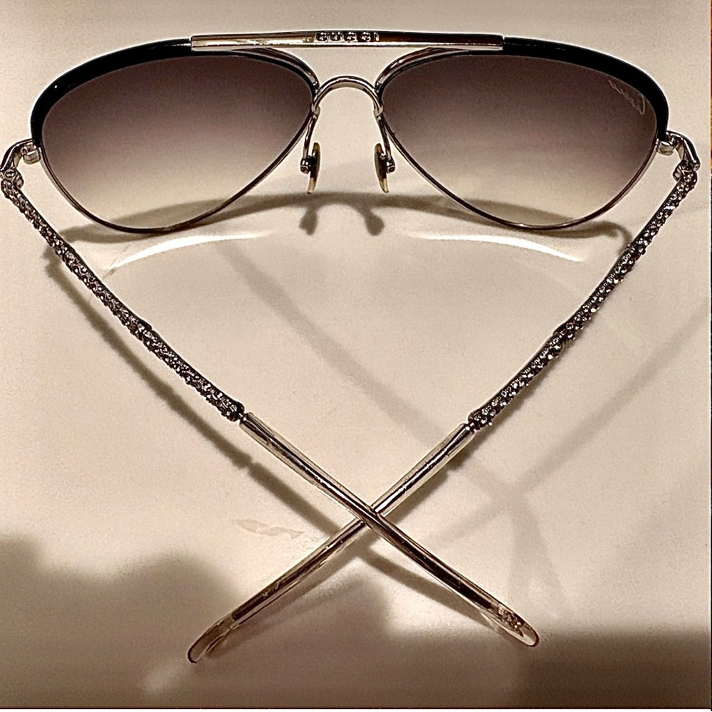 Gucci collectors! Silver frame with crystals - Picture 5 of 11